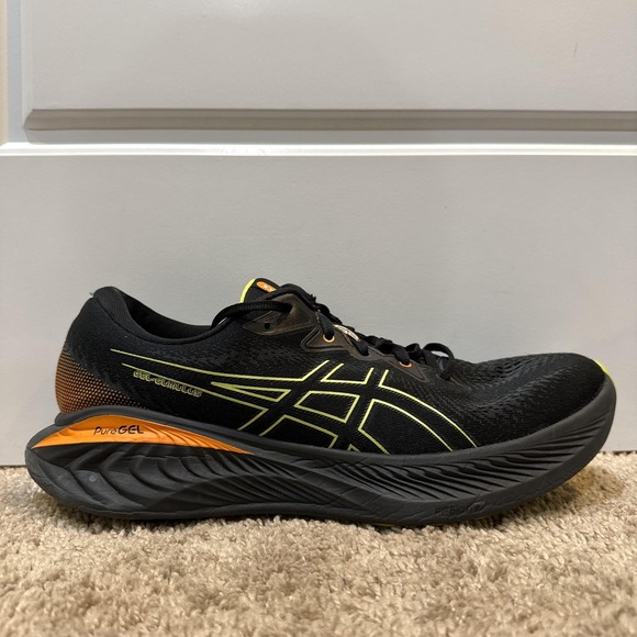 ASICS Gel-Cumulus 25 GTX Running Shoes Mens Size 12.5 Black GORE-TEX 1011B683